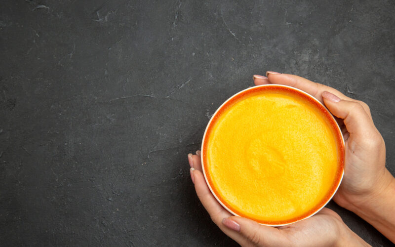 طريقة عمل مهلبية البرتقال مع الحليب بطريقة بسيطة